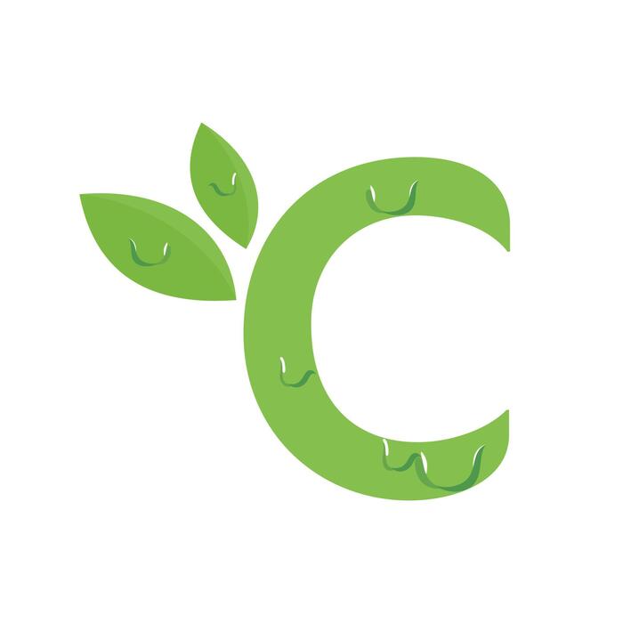 C Leaf Logo Vector Art, Icons, and Graphics for Free Download
