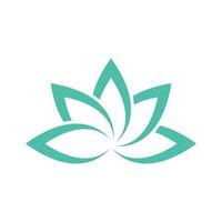 Modern Lotus Flower Logo vector