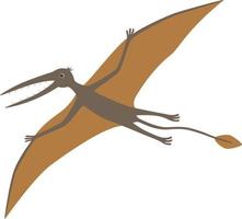 Dinosaur, Rhamphorhynchus illustration vector