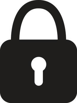 Lock vector icon
