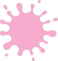 pink blob illustration vector