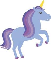 Unicorn cartoon illustration vector