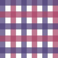 Seamless patterns Plaid, grid fabric decorated with red Purple, and white vector