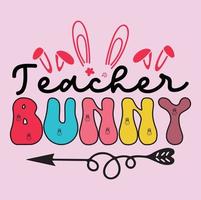 Easter bunny svg t-shirt design,Retro easter svg t-shirt design, Easter t-shirt design vector