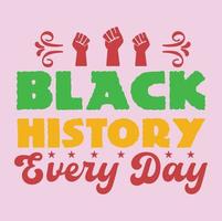 Black history svg t-shirt design,Retro Black history svg t-shirt design, Black history day t-shirt design vector