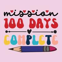 100 día de colegio svg camiseta diseño retro 100 día de colegio svg camiseta diseño, 100 día de colegio camiseta diseño vector