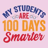 100 day of school svg t-shirt design,Retro 100 day of school svg t-shirt design, 100 day of school  t-shirt design vector