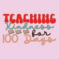 100 día de colegio svg camiseta diseño retro 100 día de colegio svg camiseta diseño, 100 día de colegio camiseta diseño vector