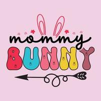 Easter bunny svg t-shirt design,Retro easter svg t-shirt design, Easter t-shirt design vector