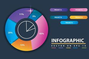 modelo tablero con Bosquejo infografía, datos gráficos, gráficos, diagramas con en línea Estadísticas y datos analítica. Bosquejo infografía elementos para aplicación, panel, ui, ux, equipo. vector gráfico