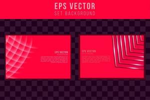 Red color background abstract art vector