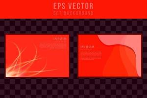 Red color background abstract art vector