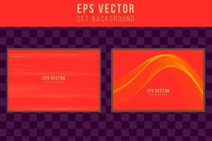 conjunto de resumen antecedentes diseño con rojo geométrico elementos vector