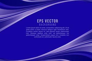 Abstract dark blue curve background with copy space for white text. Modern template design for cover, brochure, web banner and magazine. vector