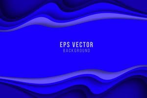 Abstract blue vector background with geometric shape