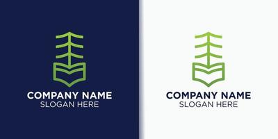 simple tree logo design vector, forest logo inspiration vector
