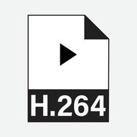 H.264 CODEC Icon Vector