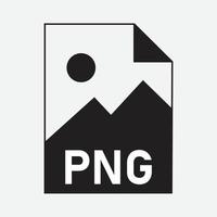 PNG File Formats Icon Vector