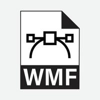 WMF File Formats Icon vector Free