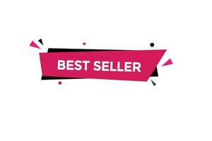 best seller button vectors.sign label speech bubble best seller vector