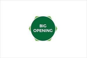 big opening button vectors.sign label speech bubble big opening vector