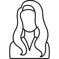 Woman which can easily edit or modify vector