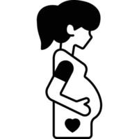 Pregnant which can easily edit or modify vector
