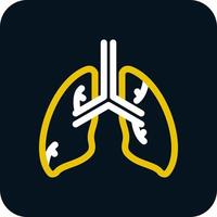 Lungs Vector Icon Design