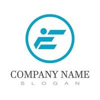 E Letter Logo Business  Vector and symbol design