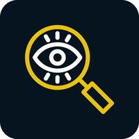 Observation Vector Icon Design