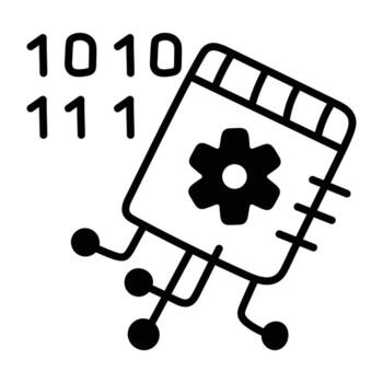 Trendy Hardware Programming vector