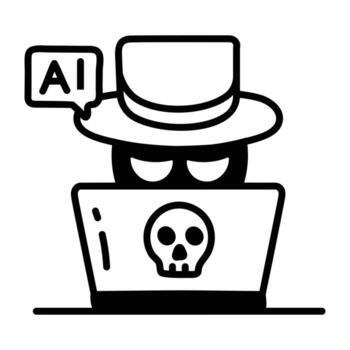 de moda ciber hacker vector