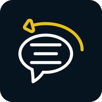 Auto Reply Vector Icon Design