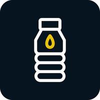 Water Flask Vector Icon Design
