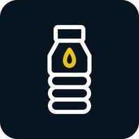 Water Flask Vector Icon Design