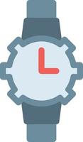 ilustración de vector de reloj de pulsera en un fondo. símbolos de calidad premium. iconos vectoriales para concepto y diseño gráfico.