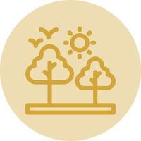 Forest Vector Icon Design