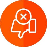 Dislike Vector Icon Design