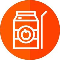 Apple Juice Vector Icon Design