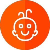 Baby Smile Vector Icon Design