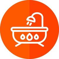 Bathtub Vector Icon Design