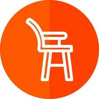 High Chair Vector Icon Design