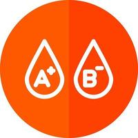 Blood Types Vector Icon Design