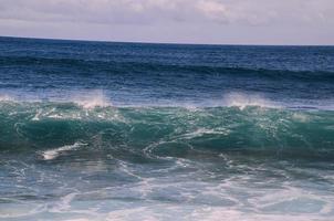 olas en el Oceano foto