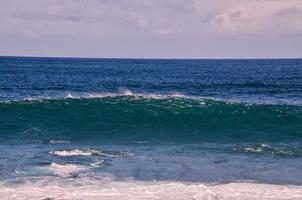 Waves in the ocean photo