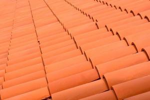 Red roof tile photo
