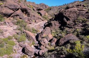 Rocky landscape scenery photo