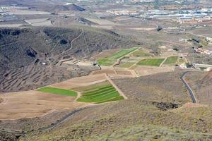 Scenic mountain landscape photo