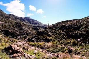 Scenic mountain landscape photo