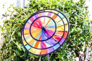 Colorful wind propeller photo